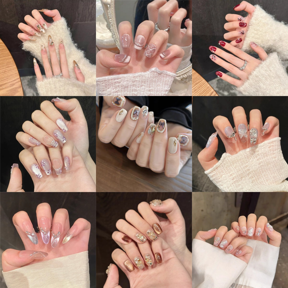 【超お得！】3880円でネイルチップ15袋福袋🎁 ※ランダム、デザインは選べません