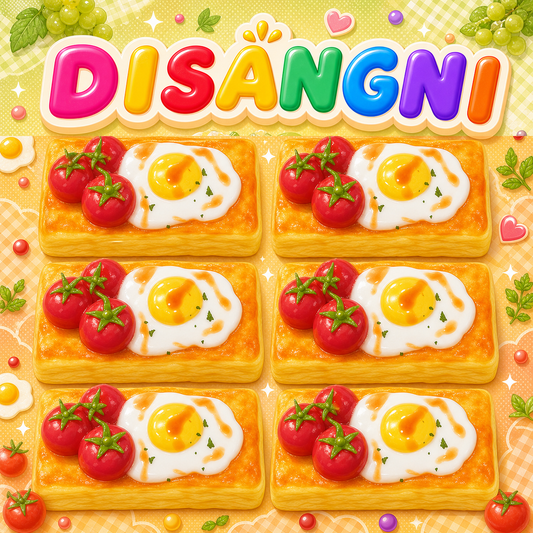 スクイーズ ゆっくり反発 もちもち触感 トマトと目玉焼きトースト モーニングシリーズ 複数デザイン選択可能