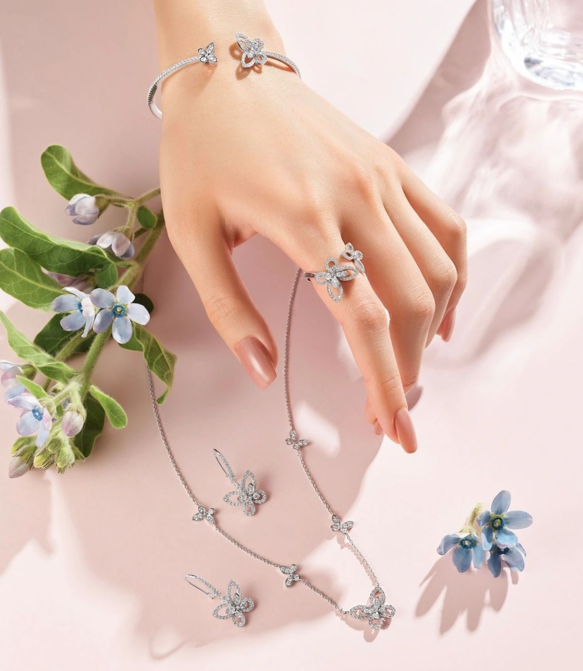 【開封が楽しい♡アクセサリー福袋】14Kメッキ上品ジュエリーセット✨ネックレス・ブレスレット・リング・ピアス入り